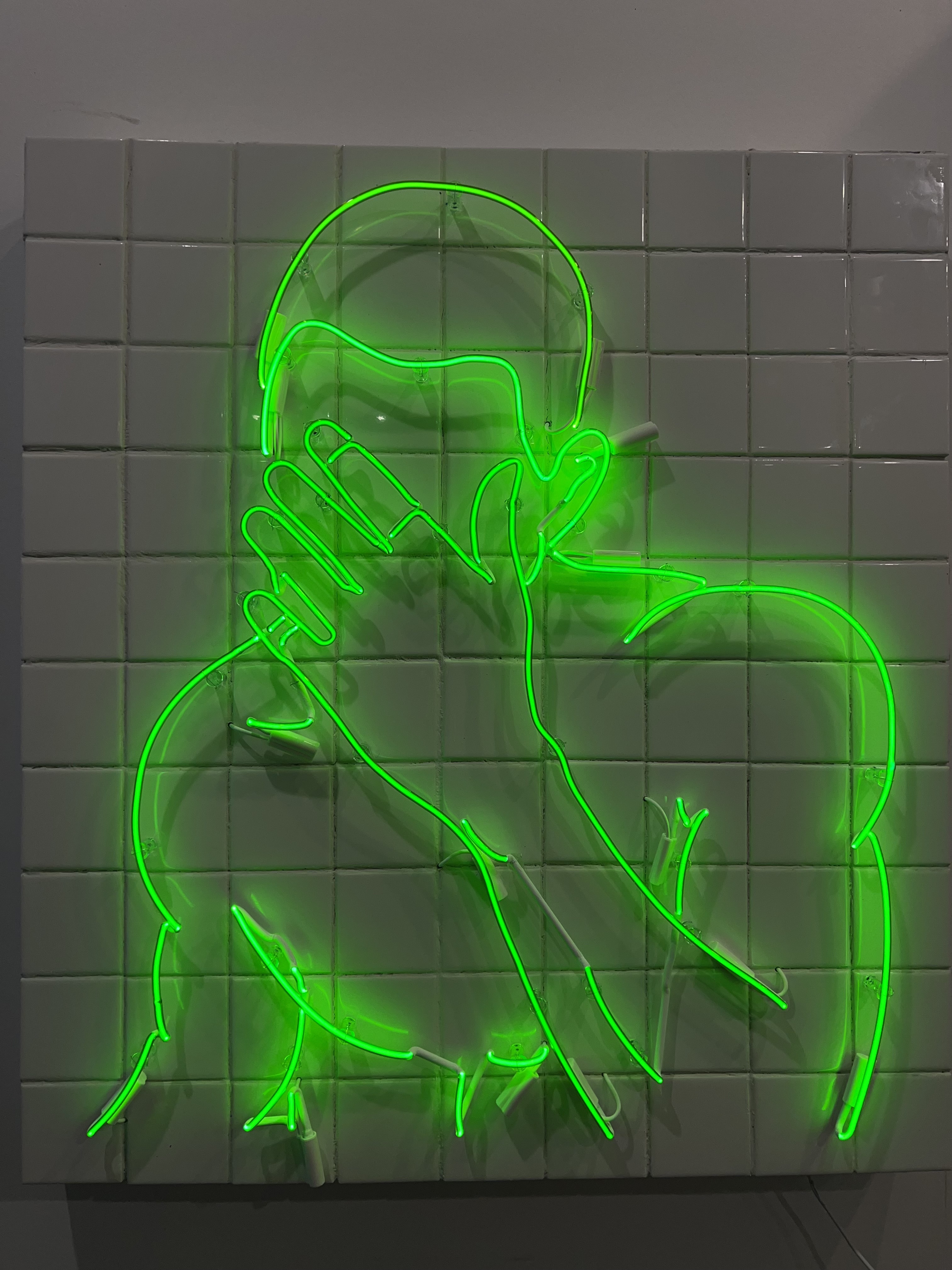 Frank Ocean Blonde Neon Sign — neon artwork by Dani Bonnet, Los Angeles neon artist