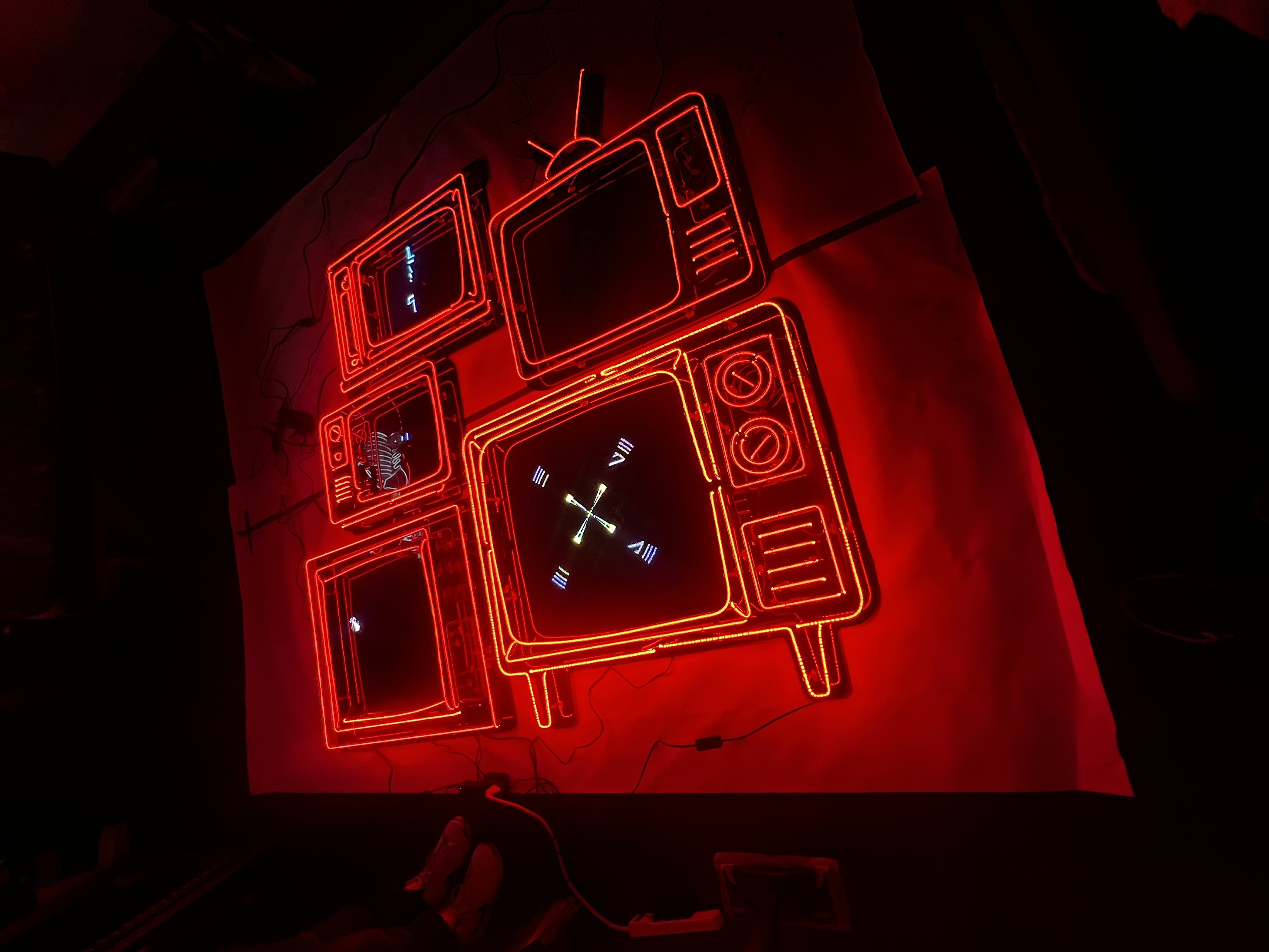 Netflix Hologram Instillation — neon artwork by Dani Bonnet, Los Angeles neon artist