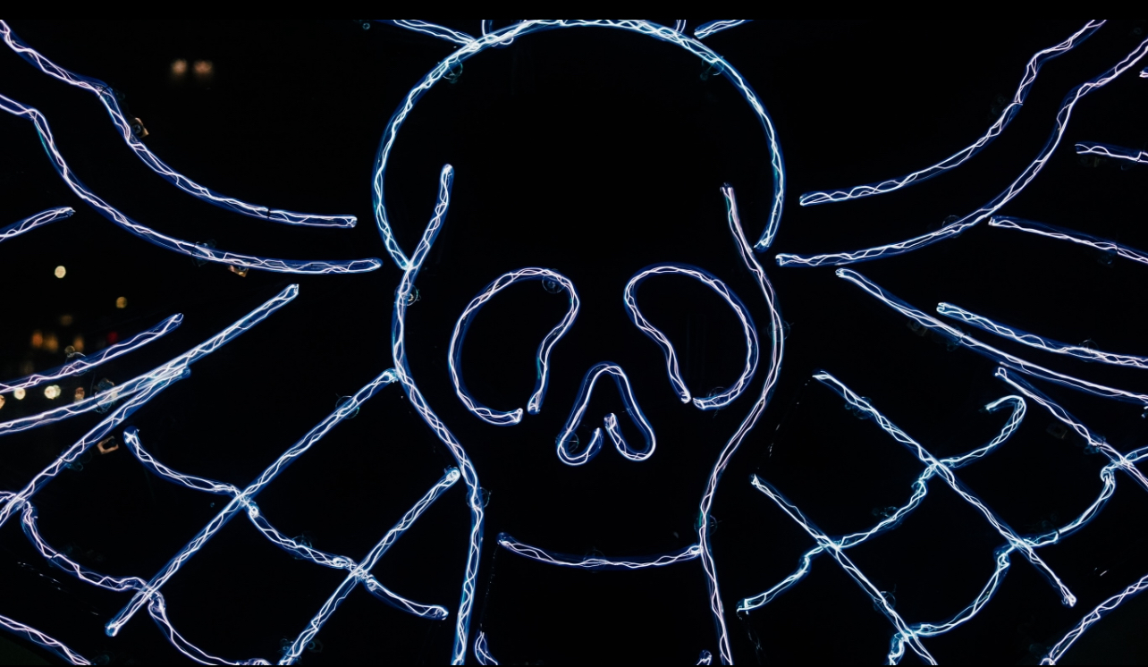 OFF//ON — A Neon Group Exhibition at the Hollywood Palladium — neon detail by Dani Bonnet, Los Angeles
