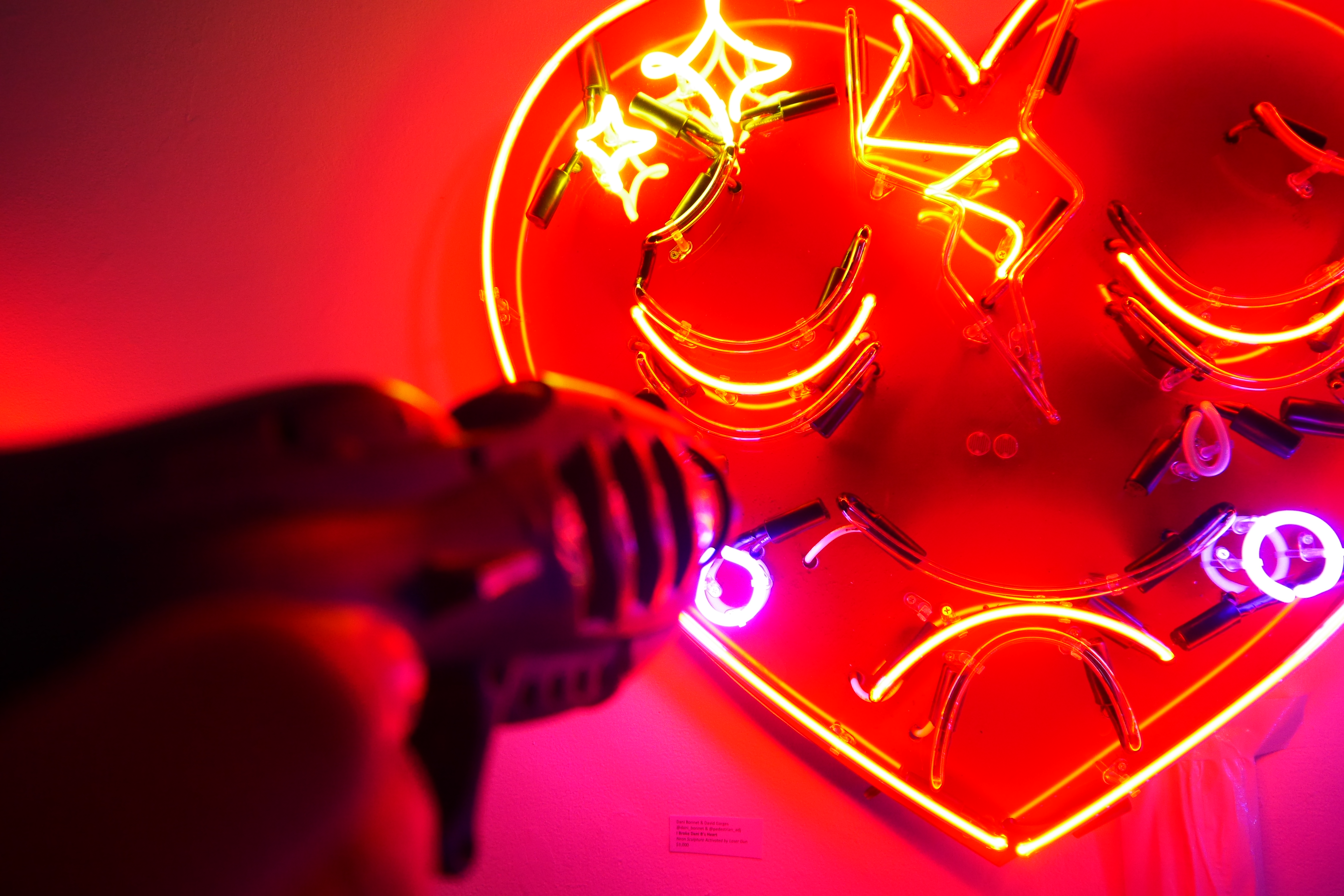 Electric Winter — neon detail by Dani Bonnet, Los Angeles