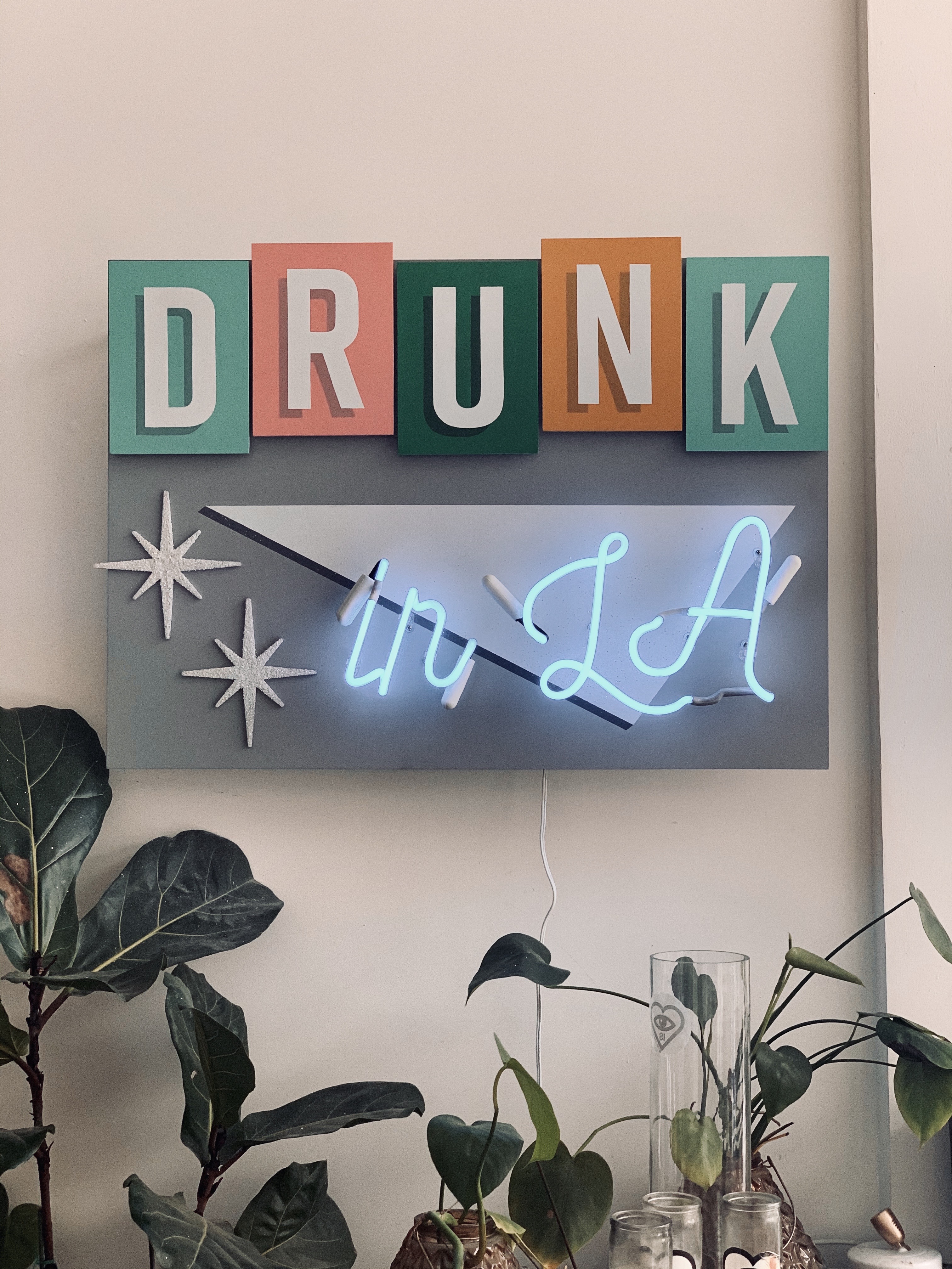 Electric Winter — neon detail by Dani Bonnet, Los Angeles