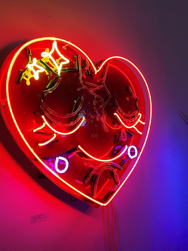 Electric Winter — neon detail by Dani Bonnet, Los Angeles