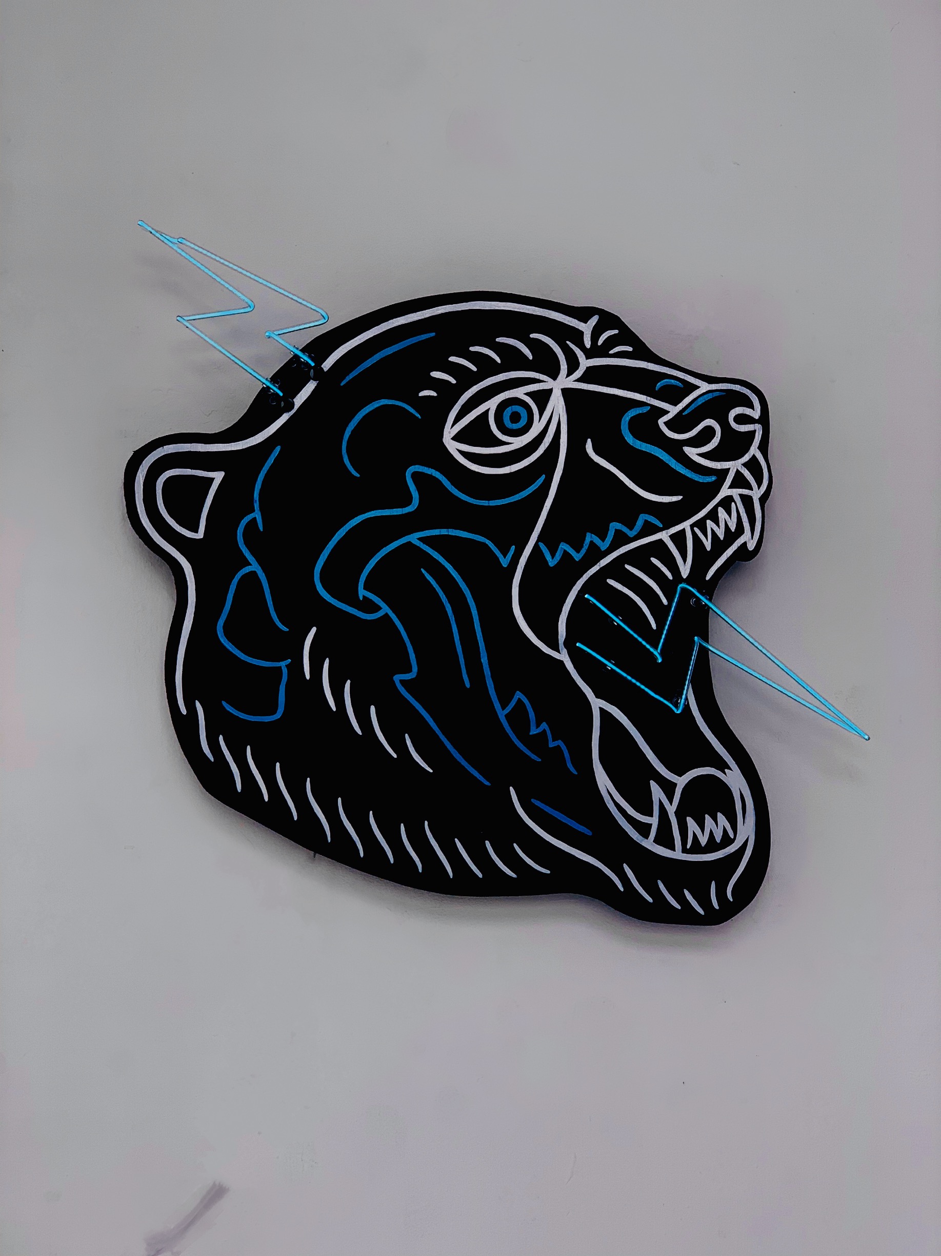 Electric Winter — neon detail by Dani Bonnet, Los Angeles